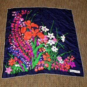 Vintage 1970's Original DIOR Scaf H-u-g-e!